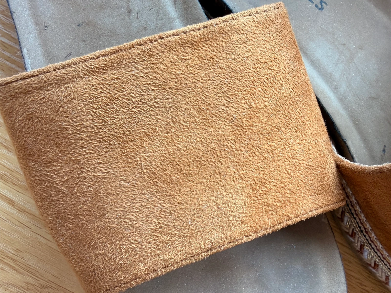 Sandálias estilo étnico marrons – photo 4